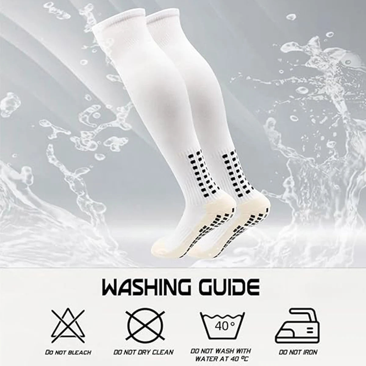 Anti Slip Soccer Knee Socks