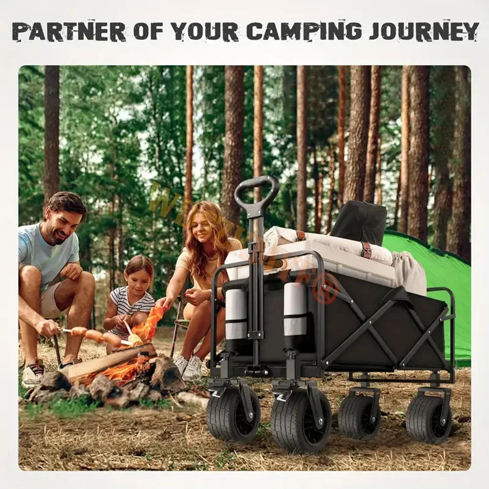 Collapsible Folding Utility Beach Cart Wagon