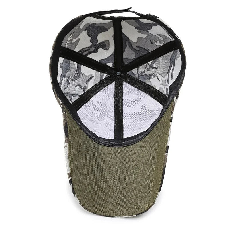 Mens Baseball Camouflage Sports Cap