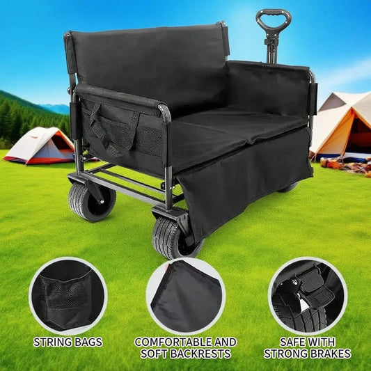 Outdoor Camping Folding Wagon Cart