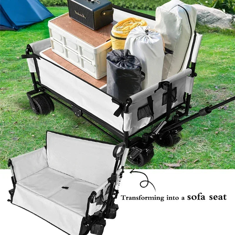 Outdoor Camping Folding Wagon Cart
