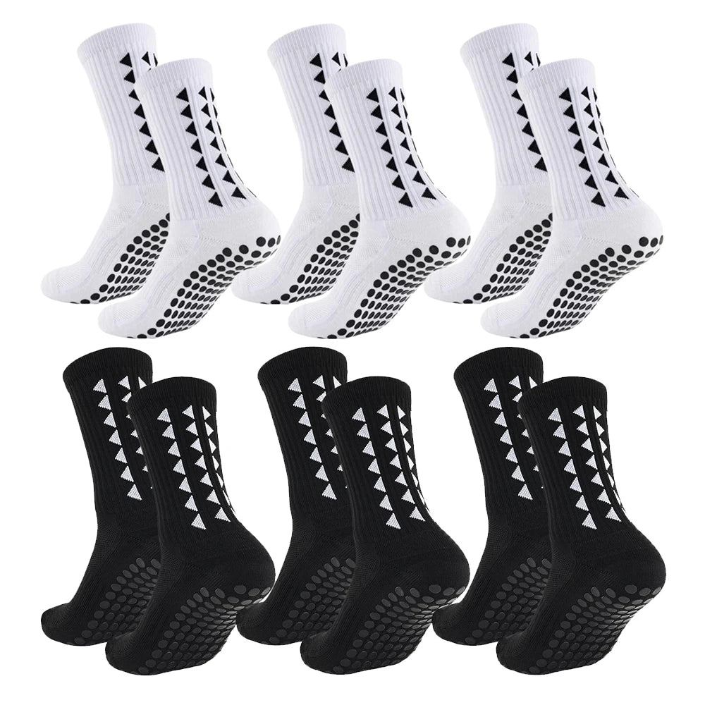 6Pairs Futball Grip Socks grip