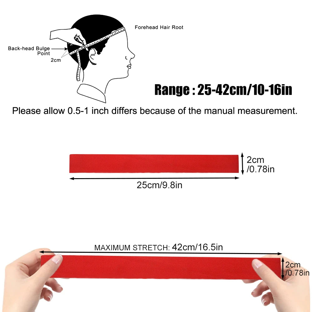 1PC Anti-slip Elastic Hair Bands