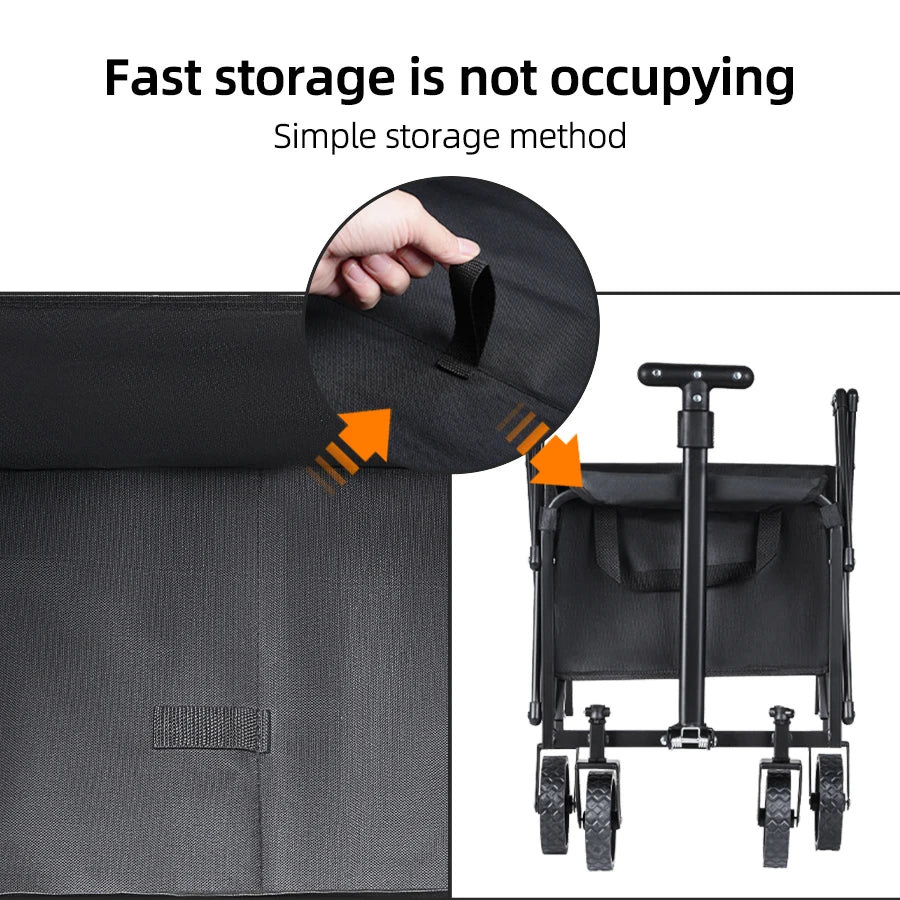 Heavy Duty Collapsible  Large Capacity Folding Wagon